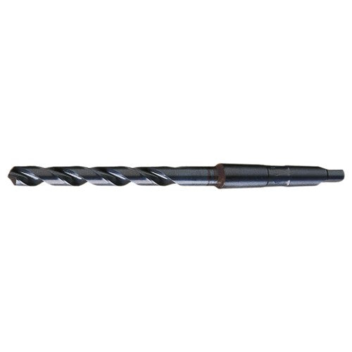 15/64 RHS / RHC HSS 118 Degree Radial Point General Purpose Taper Shank Drill - Steam Oxide - Exact Industrial Supply