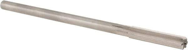 Alvord Polk - 0.3155" High Speed Steel 6 Flute Chucking Reamer - Straight Flute, 0.2792" Straight Shank, 1-1/2" Flute Length, 6" OAL - Americas Industrial Supply