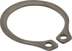 Rotor Clip - 10.46mm Groove Diam, 7/16" Shaft Diam, Passivated Stainless Steel, Snap External Retaining Rings - 0.029" Groove Width, 0.013" Groove Depth, 0.025" Ring Thickness, Grade 15-7 Grade 632 - Americas Industrial Supply