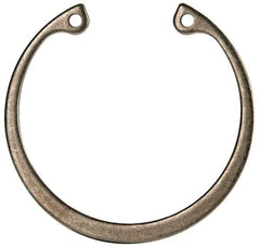 Rotor Clip - 0.062" Thick, Passivated Finish, Stainless Steel Snap Internal Retaining Ring - 0.068" Groove Width, 0.057" Groove Depth, 1.989" Groove Diam, Grade 15-7 Grade 632 - Americas Industrial Supply