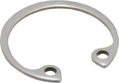Rotor Clip - 0.035" Thick, Passivated Finish, Stainless Steel Snap Internal Retaining Ring - 0.039" Groove Width, 0.02" Groove Depth, 0.665" Groove Diam, Grade 15-7 Grade 632 - Americas Industrial Supply