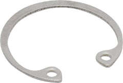 Rotor Clip - 0.035" Thick, Passivated Finish, Stainless Steel Snap Internal Retaining Ring - 0.039" Groove Width, 0.023" Groove Depth, 0.796" Groove Diam, Grade 15-7 Grade 632 - Americas Industrial Supply