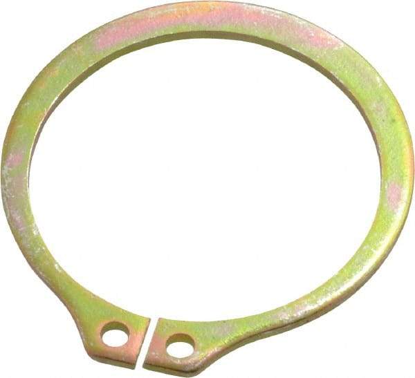 Rotor Clip - 29.87mm Groove Diam, 1-1/4" Shaft Diam, Cadmium-Plated Steel, Snap External Retaining Rings - 0.056" Groove Width, 0.037" Groove Depth, 0.05" Ring Thickness, Grade 1060-1090 - Americas Industrial Supply