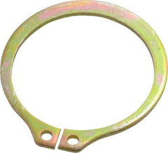 Rotor Clip - 29.87mm Groove Diam, 1-1/4" Shaft Diam, Cadmium-Plated Steel, Snap External Retaining Rings - 0.056" Groove Width, 0.037" Groove Depth, 0.05" Ring Thickness, Grade 1060-1090 - Americas Industrial Supply