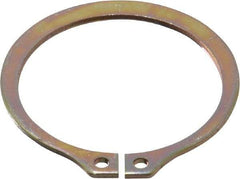 Rotor Clip - 32.79mm Groove Diam, 1-3/8" Shaft Diam, Cadmium-Plated Steel, Snap External Retaining Rings - 0.056" Groove Width, 0.042" Groove Depth, 0.05" Ring Thickness, Grade 1060-1090 - Americas Industrial Supply