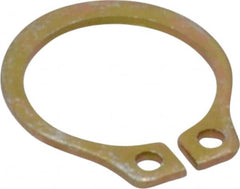 Rotor Clip - 8.94mm Groove Diam, 3/8" Shaft Diam, Cadmium-Plated Steel, Snap External Retaining Rings - 0.029" Groove Width, 0.012" Groove Depth, 0.025" Ring Thickness, Grade 1060-1090 - Americas Industrial Supply