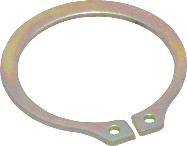 Rotor Clip - 20.85mm Groove Diam, 7/8" Shaft Diam, Cadmium-Plated Steel, Snap External Retaining Rings - 0.046" Groove Width, 0.027" Groove Depth, 0.042" Ring Thickness, Grade 1060-1090 - Americas Industrial Supply