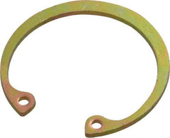 Rotor Clip - 0.042" Thick, Cadmium-Plated Finish, Steel Snap Internal Retaining Ring - 0.046" Groove Width, 0.033" Groove Depth, 1.066" Groove Diam, Grade 1060-1090 - Americas Industrial Supply