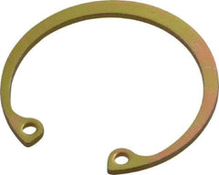 Rotor Clip - 0.05" Thick, Cadmium-Plated Finish, Steel Snap Internal Retaining Ring - 0.056" Groove Width, 0.04" Groove Depth, 1.33" Groove Diam, Grade 1060-1090 - Americas Industrial Supply