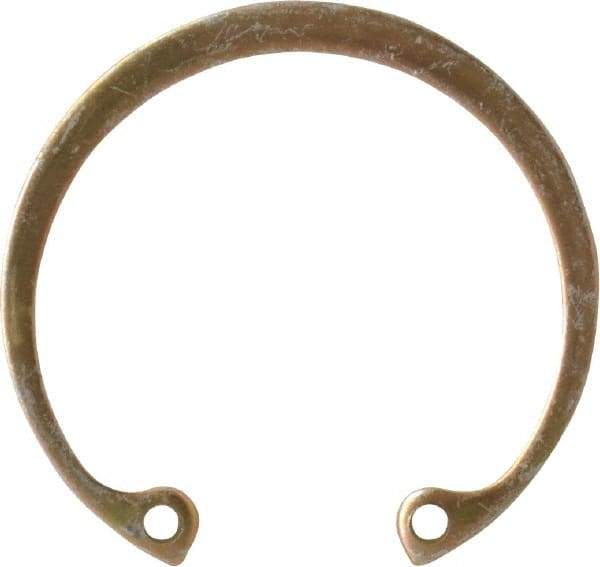 Rotor Clip - 0.05" Thick, Cadmium-Plated Finish, Steel Snap Internal Retaining Ring - 0.056" Groove Width, 0.043" Groove Depth, 1.461" Groove Diam, Grade 1060-1090 - Americas Industrial Supply