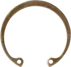 Rotor Clip - 0.05" Thick, Cadmium-Plated Finish, Steel Snap Internal Retaining Ring - 0.056" Groove Width, 0.043" Groove Depth, 1.461" Groove Diam, Grade 1060-1090 - Americas Industrial Supply