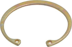 Rotor Clip - 0.05" Thick, Cadmium-Plated Finish, Steel Snap Internal Retaining Ring - 0.056" Groove Width, 0.047" Groove Depth, 1.594" Groove Diam, Grade 1060-1090 - Americas Industrial Supply