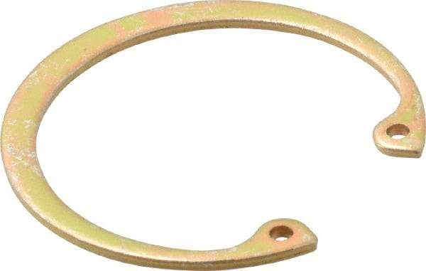 Rotor Clip - 0.062" Thick, Cadmium-Plated Finish, Steel Snap Internal Retaining Ring - 0.068" Groove Width, 0.05" Groove Depth, 1.725" Groove Diam, Grade 1060-1090 - Americas Industrial Supply