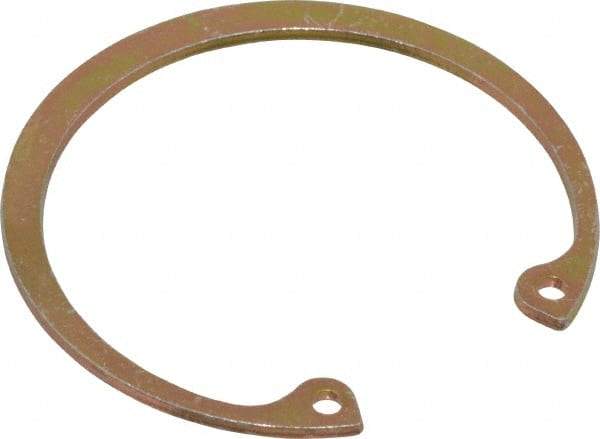 Rotor Clip - 0.062" Thick, Cadmium-Plated Finish, Steel Snap Internal Retaining Ring - 0.068" Groove Width, 0.057" Groove Depth, 1.989" Groove Diam, Grade 1060-1090 - Americas Industrial Supply