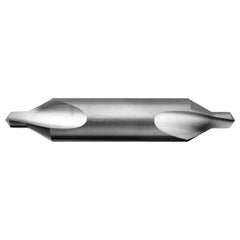 ‎#7 × 3-1/4″ OAL 60 Degree HSS Plain Center Drill Bright - Exact Industrial Supply