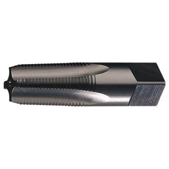 ‎1/4-18 NPT 4 Flute Taper Pipe HSS Medium Hook Taper Pipe Tap- Bright - Exact Industrial Supply