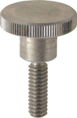 KIPP - 24mm Head, Knurled Knob - Threaded Stem, Stainless Steel - Americas Industrial Supply