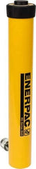 Enerpac - 15 Ton, 14" Stroke, 43.98 Cu In Oil Capacity, Portable Hydraulic Single Acting Cylinder - 3.14 Sq In Effective Area, 18.69" Lowered Ht., 32.69" Max Ht., 2" Cyl Bore Diam, 1.625" Plunger Rod Diam, 10,000 Max psi - Americas Industrial Supply