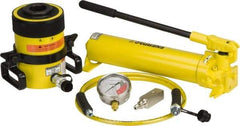 Enerpac - 60 Ton Capacity, Cylinder No. RCH-603, Manual Hydraulic Pump & Cylinder Set - Pump No. P-80 - Americas Industrial Supply