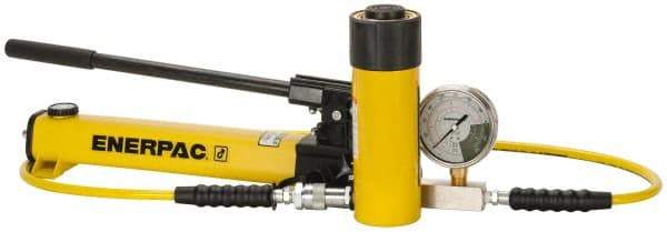 Enerpac - 25 Ton Capacity, Cylinder No. RC-256, Manual Hydraulic Pump & Cylinder Set - Pump No. P-392 - Americas Industrial Supply