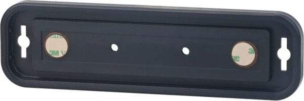 NMC - 8 Inch Wide x 2 Inch High Sign Compatibility, Plastic Round Sign Frame - Black - Americas Industrial Supply