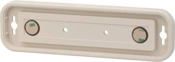 NMC - 8 Inch Wide x 2 Inch High Sign Compatibility, Plastic Round Sign Frame - Almond - Americas Industrial Supply