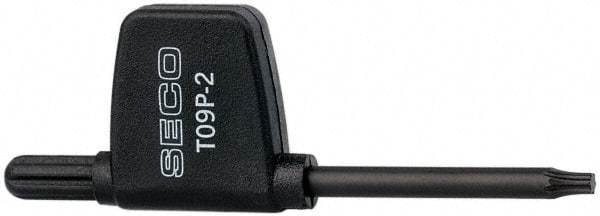 Seco - T9P Torx Plus Drive, Key and Driver for Indexable Tools - Compatible with Anvil Screws - Americas Industrial Supply