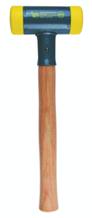 Dead Blow Recoilless Hammer -- 26 oz; Wood Handle; 1-5/8'' Head Diameter - Americas Industrial Supply