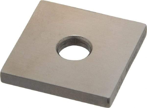 Mitutoyo - 0.123" Square Steel Gage Block - Accuracy Grade 0, Includes Certificate of Inspection - Americas Industrial Supply