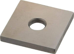 Mitutoyo - 0.123" Square Steel Gage Block - Accuracy Grade 0, Includes Certificate of Inspection - Americas Industrial Supply
