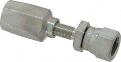 Parker - 7/16-20 Thread Hydraulic Hose Fitting - -4 Hose Size, 1/4" Hose Diam - Americas Industrial Supply