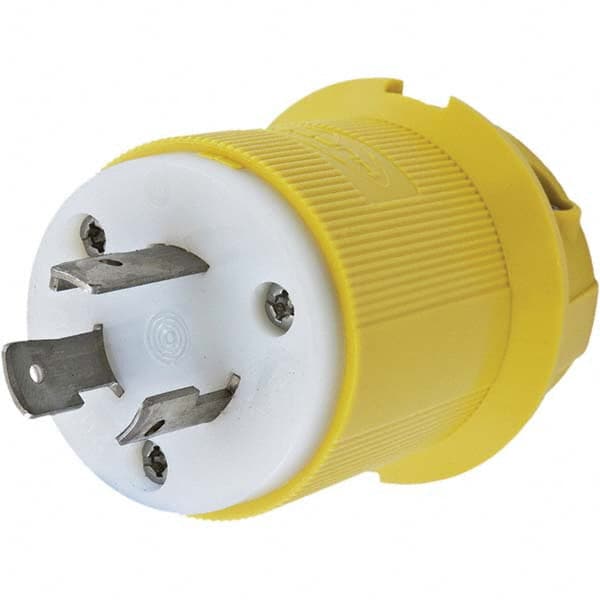 Hubbell Wiring Device-Kellems - 250V 20A NEMA L6-20P Marine Twist Lock Plug - Americas Industrial Supply