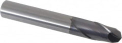 OSG - 8mm Diam, 12mm LOC, 2 Flute Solid Carbide Ball End Mill - TiAlN Finish, Single End, 55mm OAL, 8mm Shank Diam, Spiral Flute - Americas Industrial Supply