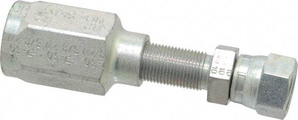 Parker - 9/16-18 Thread Hydraulic Hose Fitting - -6 Hose Size, 3/8" Hose Diam - Americas Industrial Supply