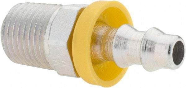 Parker - 1/4-18 Thread Hydraulic Hose Fitting - -4 Hose Size, 1/4" Hose Diam - Americas Industrial Supply