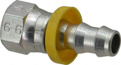 Parker - 9/16-18 Thread Hydraulic Hose Fitting - -6 Hose Size, 3/8" Hose Diam - Americas Industrial Supply