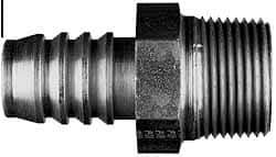 Parker - 3/4-16 Thread Hydraulic Hose Fitting - -8 Hose Size, 1/2" Hose Diam - Americas Industrial Supply