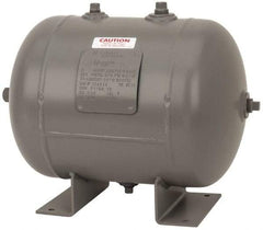 Made in USA - 7 Gallon, 200 Max psi Universal Horizontal Tank - 3/4" Inlet, 17" Tank Length x 12" Tank Diam - Americas Industrial Supply