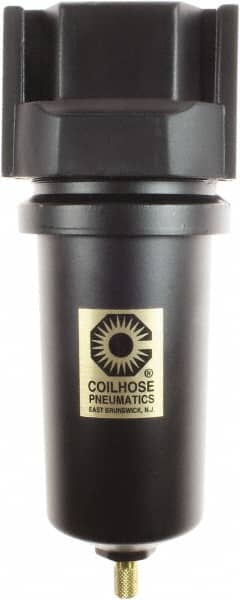 Coilhose Pneumatics - 3/4" Port Coalescing Filter - Aluminum Bowl, 0.3 Micron Rating, 7-1/2" High - Americas Industrial Supply