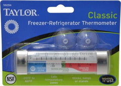 Taylor - Cooking & Refrigeration Thermometers Type: Refrigeration Thermometer Maximum Temperature (F): 60 - Americas Industrial Supply