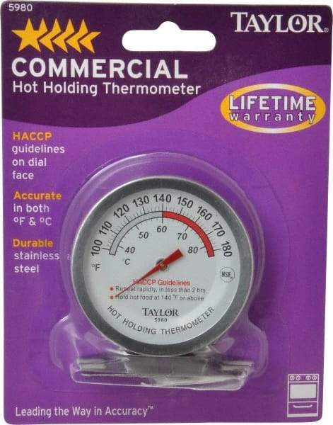 Taylor - Cooking & Refrigeration Thermometers Type: Cooking Thermometer Maximum Temperature (F): 180 - Americas Industrial Supply