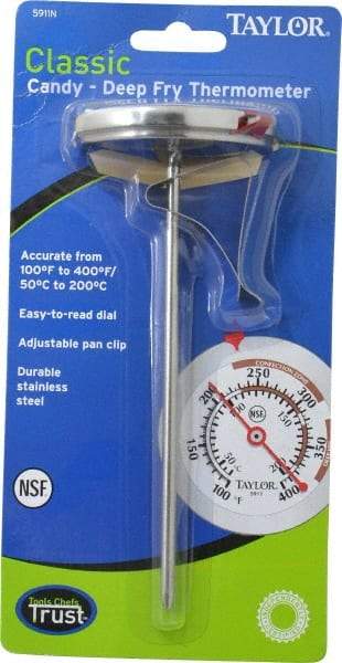 Taylor - Cooking & Refrigeration Thermometers Type: Cooking Thermometer Maximum Temperature (F): 400 - Americas Industrial Supply