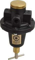 Coilhose Pneumatics - 1/2 NPT Port, 80 CFM, Cast Aluminum Tamper Proof Heavy-Duty T-Handle Regulator - 0 to 200 psi Range, 250 Max psi Supply Pressure, 1/4" Gauge Port Thread, 4" Wide x 7" High - Americas Industrial Supply