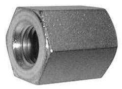 Made in USA - M12x1.75 Metric Coarse, 1-1/2" OAL Stainless Steel Standard Coupling Nut - 5/8" Width Across Flats - Americas Industrial Supply