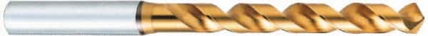 OSG - 4.14mm 120° Vanadium High Speed Steel Jobber Drill - TiN Finish, Right Hand Cut, Spiral Flute, Straight Shank, 87mm OAL, Standard Point - Americas Industrial Supply