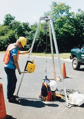 Gemtor - Confined Space Entry & Retrieval Systems Hoist Type: Tripod Hoist Base: Portable - Americas Industrial Supply