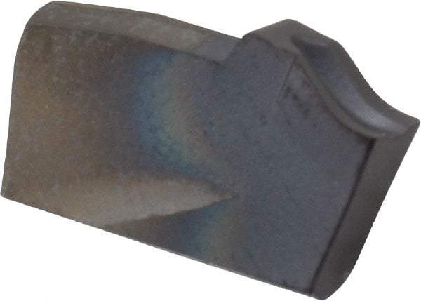 Kennametal - A2022 CF KC5025 Grade, 0.0866" Cutting Width, Carbide Cutoff Insert - 0° Neutral Lead Angle, 0.0079" Cnr Rad, TiAlN Coated - Americas Industrial Supply