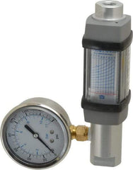 Hedland - 1/4" NPTF Port Compressed Air & Gas Flowmeter - 600 Max psi, 5 SCFM, Anodized Aluminum - Americas Industrial Supply