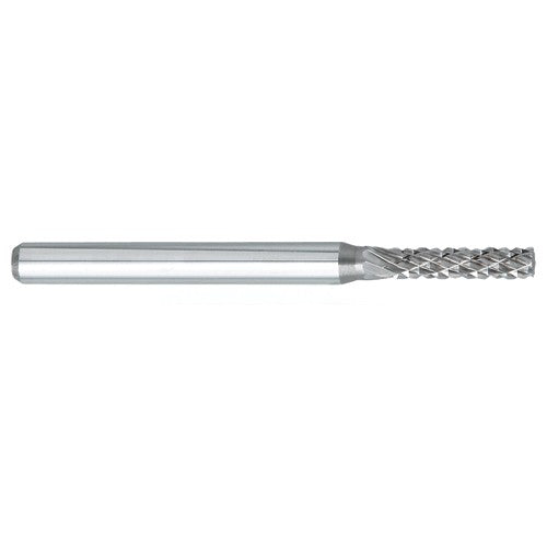‎SL-42 -3mm × 12mm LOC × 3mm Shank × 38mm OAL 8 Degree Included Angle Carbide Medium Tough Cut Burr - Americas Industrial Supply