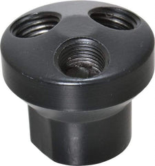 Value Collection - 1/4" Inlet, 1/4" Outlet Manifold - 1-1/2" Long x 1-1/2" Wide 1-1/2" High, 5/8" Mount Hole, 1 Inlet Port, 3 Outlet Ports - Americas Industrial Supply